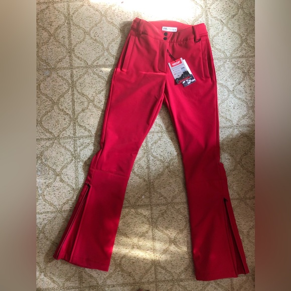 ZARA WINDPROOF AND WATERPROOF RECCO® TECHNOLOGY FLARED PANTS SKI COLLECTION - Picture 13 of 16